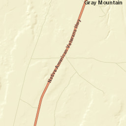 Gray Mountain Arizona Street Map