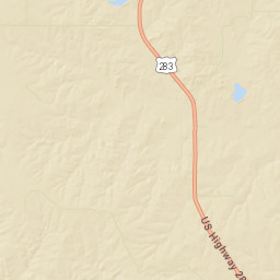 Roger Mills County Street Map