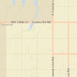 5743 Moffat Road Northeast, Piedmont, OK Street Map