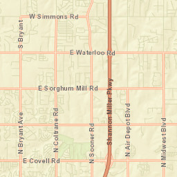 4100-4402 N Midwest Blvd Edmond Street Map