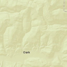 Oark Arkansas Street Map