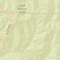 Salus Arkansas Street Map