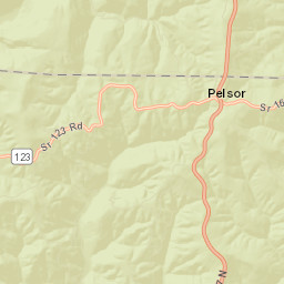 Sand Gap Arkansas Street Map