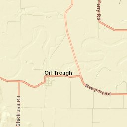 Oil Trough Arkansas Street Map