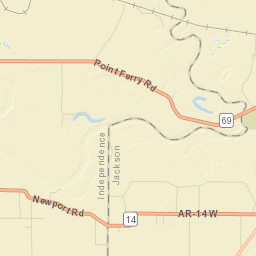 3297-3511 Arkansas 14, Newport, AR Street Map