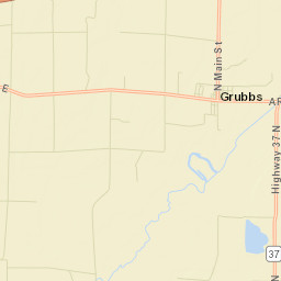 Grubbs Arkansas Street Map
