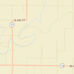 Bondsville Arkansas Street Map