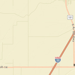 Roy Arkansas Street Map