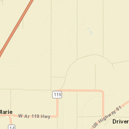 Marie Arkansas Street Map