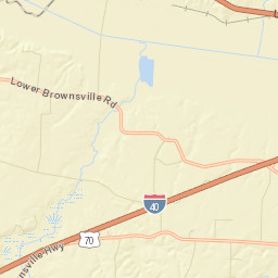 Huntersville Tennessee Street Map