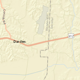 Dixie Mills Tennessee Street Map