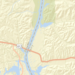 Perryville Tennessee Street Map
