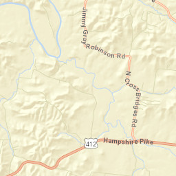 Taylorsville Tennessee Street Map