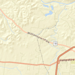 Poplar Top Tennessee Street Map