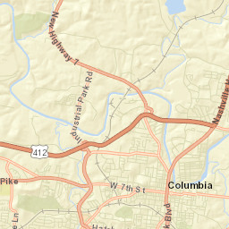 Rolling Fields Tennessee Street Map