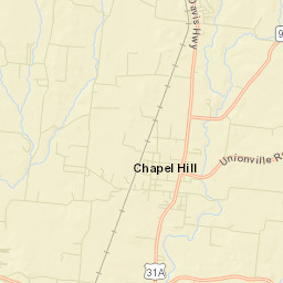 Thick Tennessee Street Map