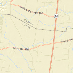 Pocahontas Tennessee Street Map