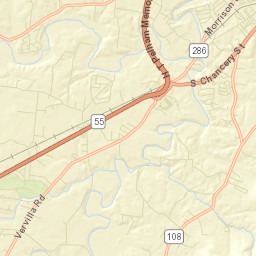 West Riverside Tennessee Street Map