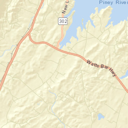 Slabtown Tennessee Street Map