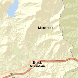 Black Mountain Street Map