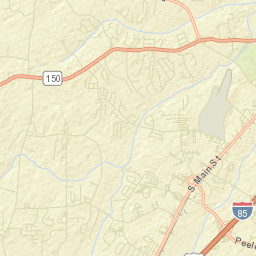Rowan County Street Map