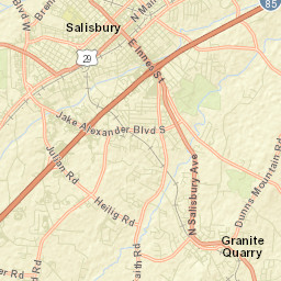 Salisbury Street Map