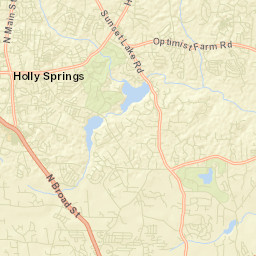 5660 Sunset Lake Road Holly Springs NC Street Map