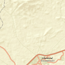 Tissemsilt Street Map