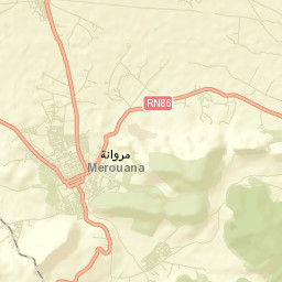 Merouana Street Map