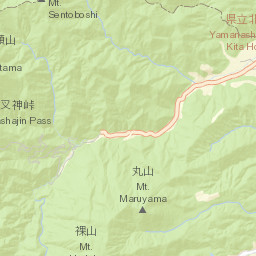 Minami Alps-shi Street Map