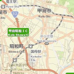 Kōfu Street Map