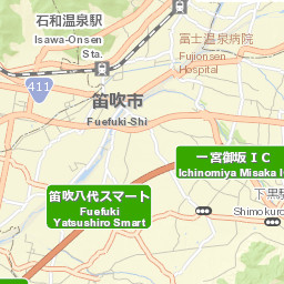 Isawa Street Map