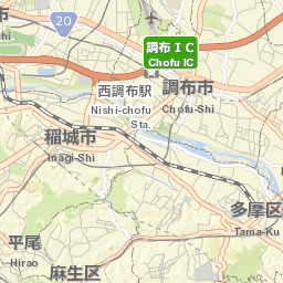 Chōfu Street Map