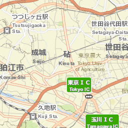 Setagaya-ku Street Map