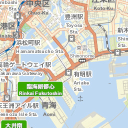 Chūō Ku Street Map