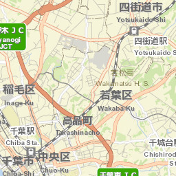 Yotsukaidō Street Map