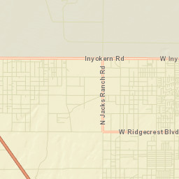 China Lake Acres California Street Map