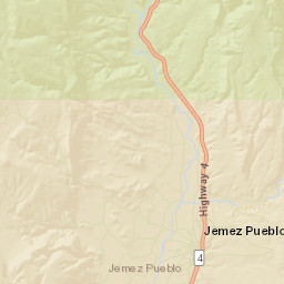 Jemez Pueblo Street Map