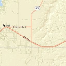 263-271 Overland Trail, Fritch, TX 79036 Street Map
