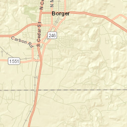Borger Street Map