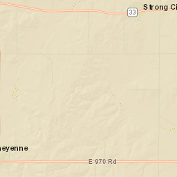 E0970 Road, Cheyenne, OK 73628, USA Street Map