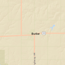 E0970 Road, Butler, OK 73625, USA Street Map