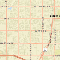 700-706 West Edmond Road Edmond OK Street Map