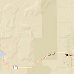 2152-2198 North Oklahoma Avenue, Okmulgee Street Map