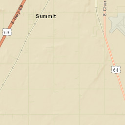 Muskogee County Street Map