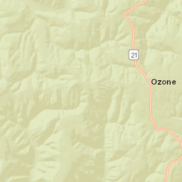 Ozone Arkansas Street Map