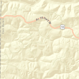 Dabney Arkansas Street Map