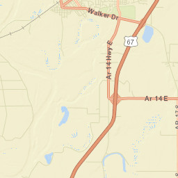 Island Town Arkansas Street Map