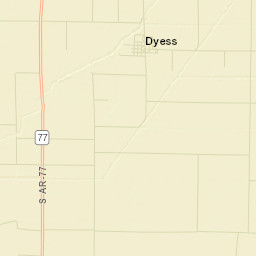 Wardell Arkansas Street Map