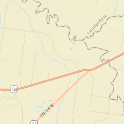 Cotton Lake Tennessee Street Map